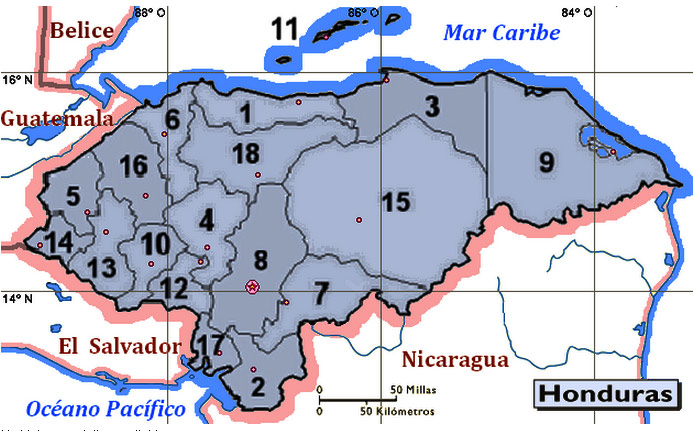 Departamentos de Honduras